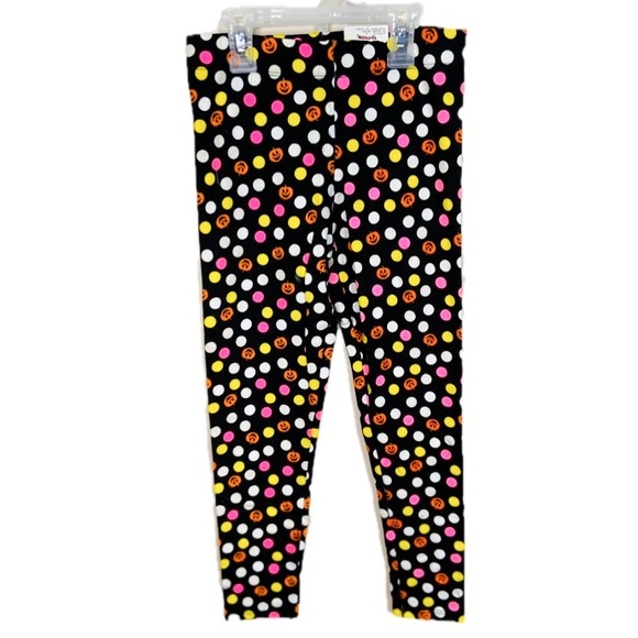 SKOOKY NIGHTS Halloween Peplum Top & Leggings Set Girl’s Size 8 - Picture 4 of 9